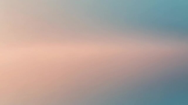 Soft motion of peach and blue gradient blur