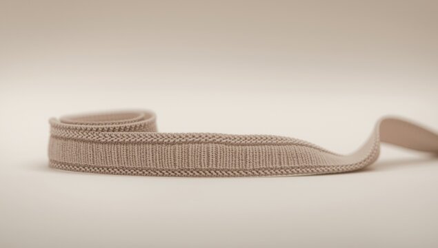 Stretchable elastic strap featuring knitted fabric design