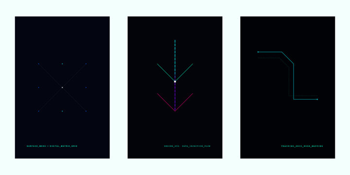 Abstract isometric cube outline with glowing lines on dark background digital illustration.