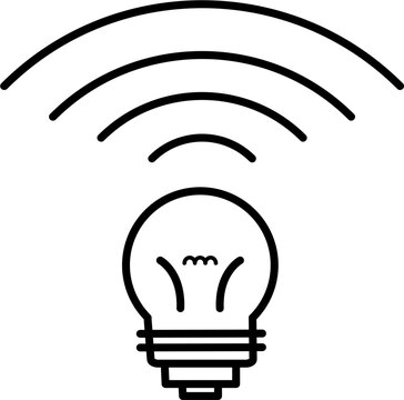 Lamp icon idea light.