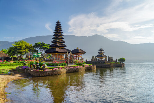 Pura Ulun Danu Beratan (Pura Bratan) in Bali, Indonesia