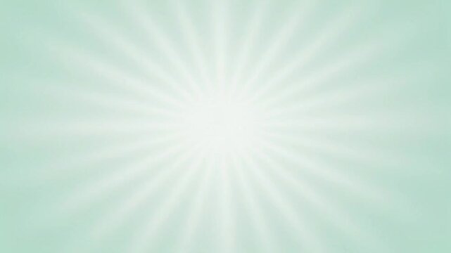 Abstract soft pastel green light rays background seamless animation