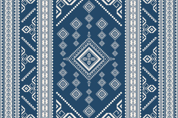 Ethnic geometric pattern, abstract native seamless pattern, ethnic traditional American Aztec tribal. Seamless vector ethnic pattern in boho style design for fabric, textile print, curtain, seamless b © Umpa 