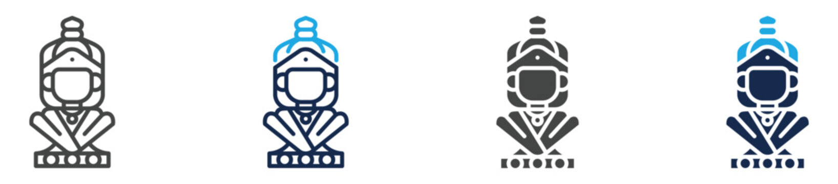 ancient artifact icon set multiple concept