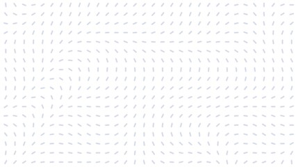 Subtle blue dashed lines forming an abstract fluid wave pattern on a white background. Minimalist geometric background simulating motion or data flow.