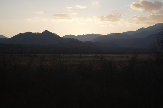 Scenic Senjogahara Marshland in Nikko, Tochigi, Japan