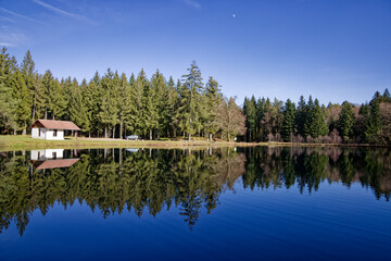 Obraz premium lac de montagne