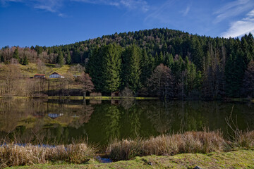 Obraz premium lac de montagne