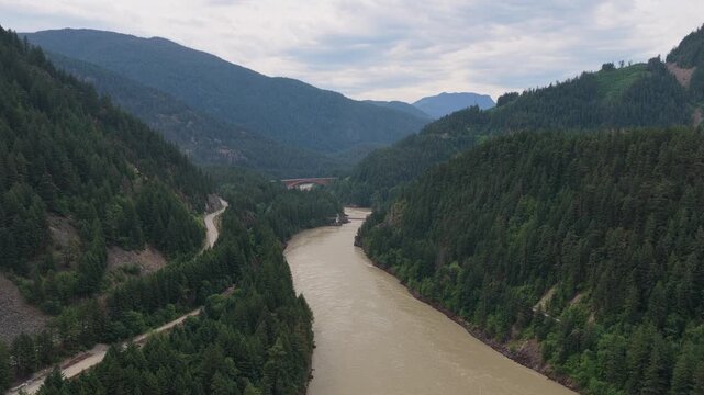 The Fraser Canyon is a spectacular, rugged gorge stretching 270 km along the mighty Fraser River in British Columbia.