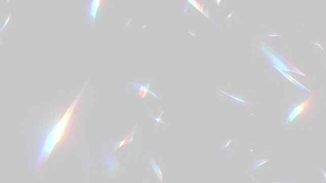 Diamond light effect png with rainbow prism reflections, radiant glow and transparent abstract background composition.