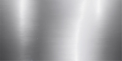 Obraz premium Silver brushed metal texture background with shiny industrial steel surface