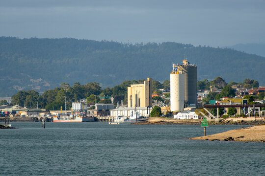 Industrial Port Area in Devonport - Tasmania