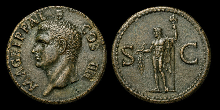 Caligula Bronze As Roman Coin