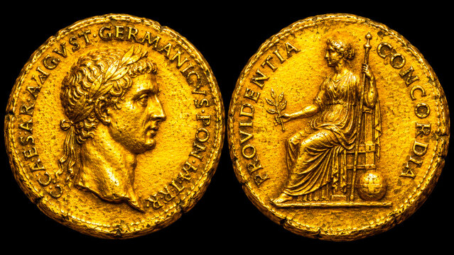 Caligula Gold Aureus Ancient Rome