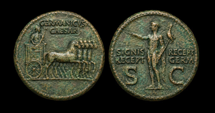 Caligula Bronze Dupondius Ancient Rome