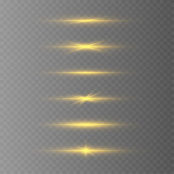 Bright golden neon line flows smoothly across black space. Soft radiant edges enhance futuristic design feel. Perfect for UI highlights and graphics.
