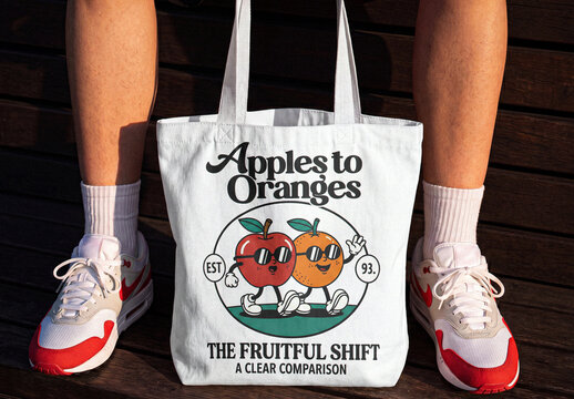 Eco-Friendly Fabric Tote Bag Mockup