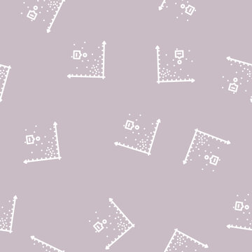 dot plot visualization line seamless pattern dot plot visualization thin line illustration