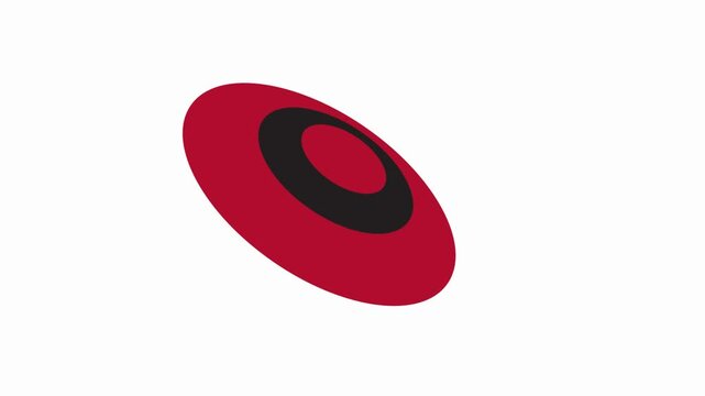Frisbee Animation Loop Icon Motion