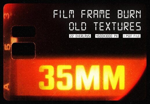 Old Film Burn Overlay Bundle For Photo And Video Design