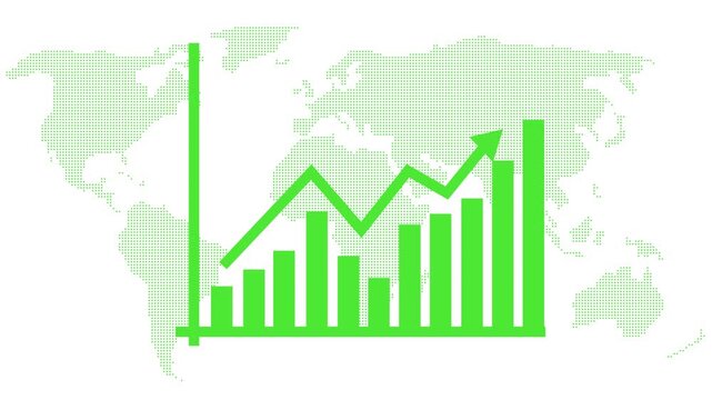 Revenue and Profit Growth Animation for Corporate Business Reports