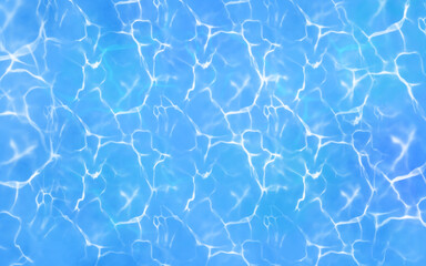 Obraz premium Blue Water Surface Ripple Texture