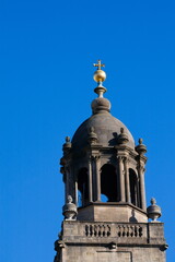 Fototapeta premium Sunny bue sky day illuminating Bristol bell tower
