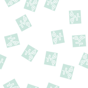 temperature switches mechanism glyph vector seamless pattern. temperature switches mechanism signthin illustration