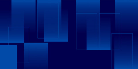 Fototapeta premium Geometric blue gradient background. Vector illustration