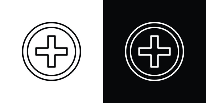 Add icon logo design in editable line strokes