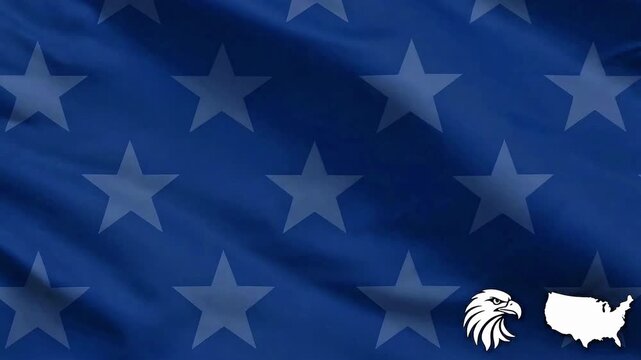 Video, background, blue, USA, Bald Eagle, United States, Independence Day background , star
