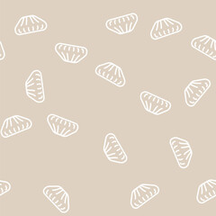 Fototapeta premium poses booze dumpling line seamless pattern poses booze dumpling thin line illustration