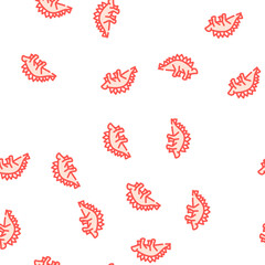 stegosaurus dinosaur vector seamless pattern stegosaurus dinosaur sign illustration © sevector