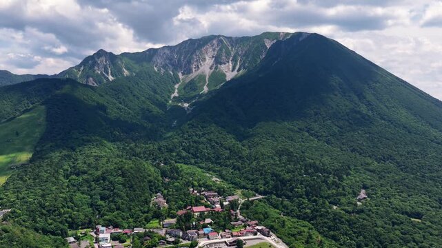 Ascending Toward Mount Daisen&rsquo;s Dramatic North Wall Above Daisen Onsen Highlands