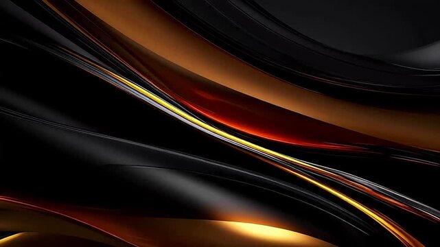 Digital black gold futuristic abstract background