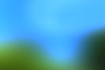 Blue Green Gradient light outside green sky © Thomas