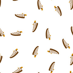 Naklejka premium vampire wing isometric seamless pattern. vampire wing sign illustration