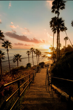 Laguna Beach in Heisler Park,  California,