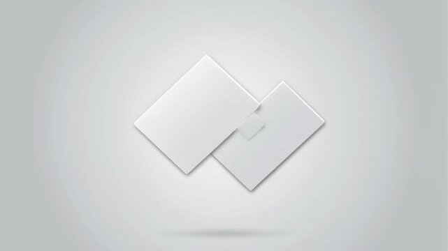 3d geometric cube rotating animation sequence