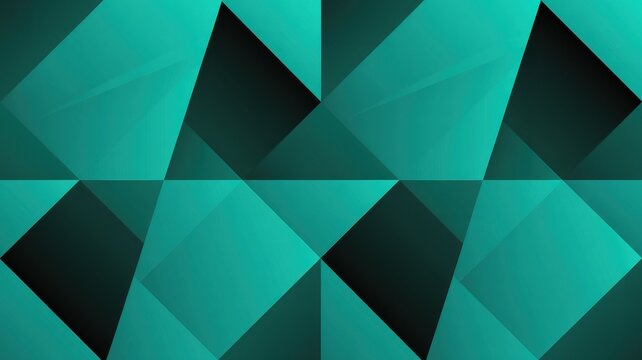 Geometric abstract design with vibrant triangular shapes and gradient blue background
