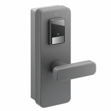 Modern Electronic Door Lock with Touchscreen Access and Lever Handle for Enhanced Security and Convenience in Residential and Commercial Spaces