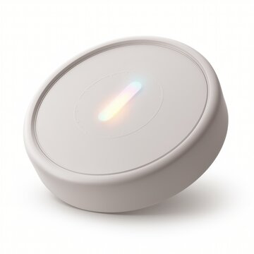 Modern Wireless Charger with Color Changing LED Indicator for Smartphones and Other Devices in Clean, Minimalistic Design