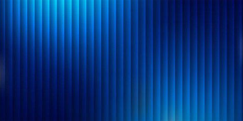 Fototapeta premium Abstract dark blue background with vertical lines, geometric stripes, and glowing light effects.