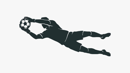 Black and white illustration of a running cheetah silhouette. © Lok
