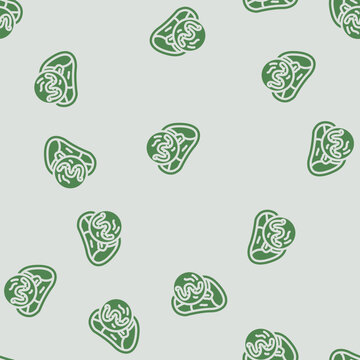 helminth meat parasite glyph vector seamless pattern. helminth meat parasite thin illustration