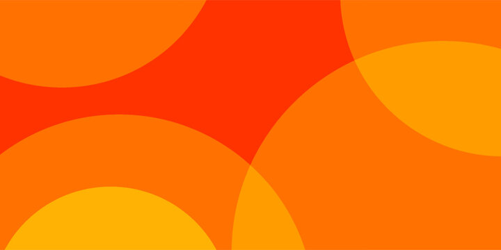 Abstract minimal background with orange color. Dynamic shapes composition. Eps10 vector
