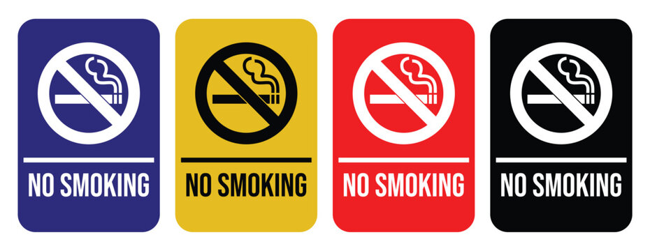 no tobacco sign Symbol Label for No Smoking LABEL_PROHIB_1097 sign posts No Smoking Sign Brown 3807