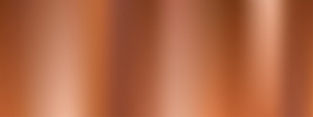 Plakat Copper, bronze metal foil gradient abstract vector background