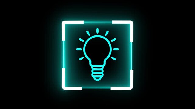 Success concept planning and setting goals objectives for business investment. Motion graphics of goal idea.On a black backgraund.