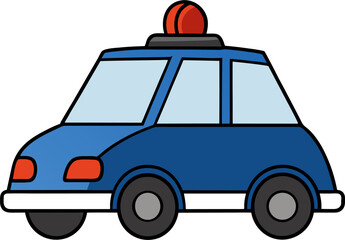 Police Car Vector Patrol Vehicle Clipart © Awie